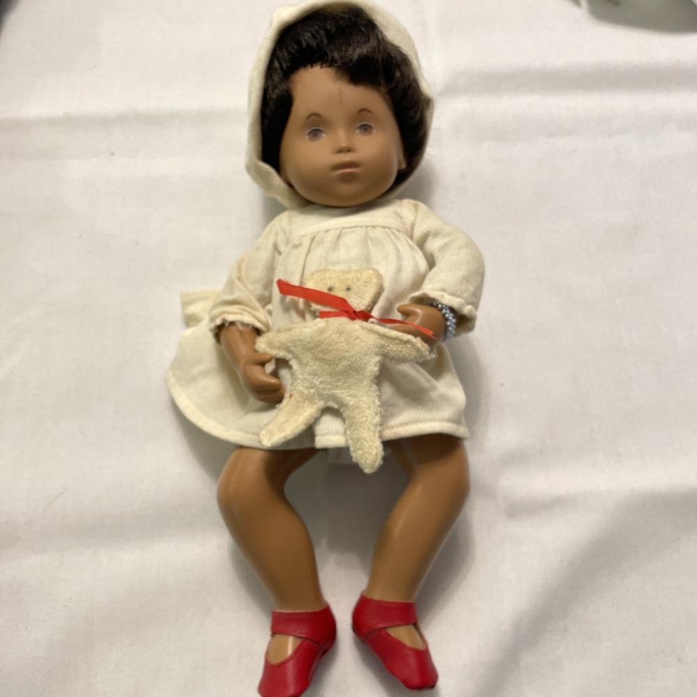 Vintage‎ 12" Sasha Baby Doll 512,Dress,Hat,Pants,Shoes,Bear, & Extra Clothes
